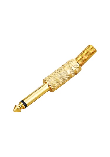 3.5 Mm Mono Gold Metal Fiş