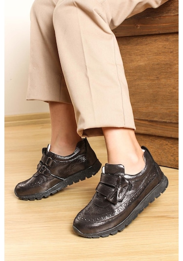 Hakiki Deri Kız Çocuk Sneaker Ayakkabı 837fa03 001
