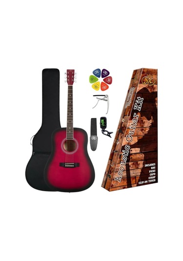 Sx Sd104krds Akustik Gitar Red Sunburst