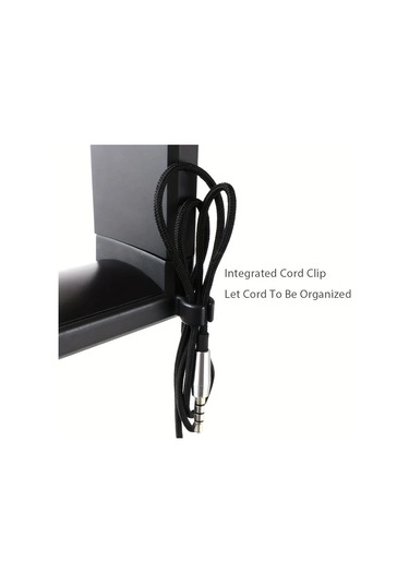 Elmpaly Siyah 2si 1 Arada Oyun Kulaklık Ve Kontrolcü Standı Ayarlanabilir Döner Askı