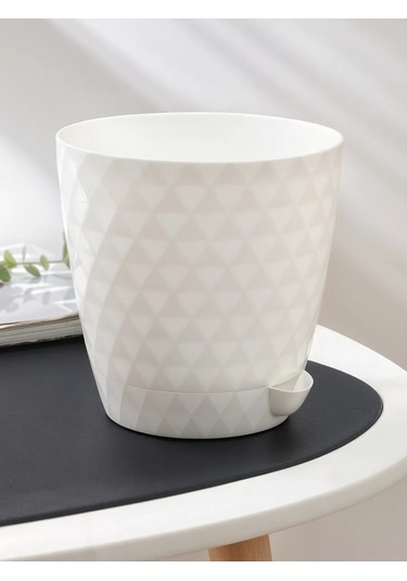 Tiko Home 1,5 L 3'lü Çaparijlı Saksı Çaparijlı Çiçek Saksısı, 1,5 Litre Hacme Sahip, 3 Adet Olarak Sunulmuştur. 2526