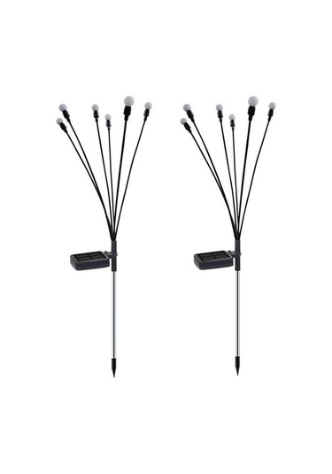 Tongxida Abs+paslanmaz Çelik Sallayan Bahçe Işığı, 6 Kafa, Led Renkli, Otomatik, Güneş Enerjisi, Ip65, Bahçeler İçin