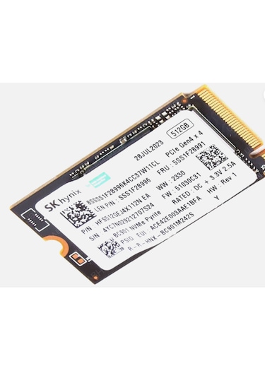 Sk Hynix 512gb M.2 2242 Pcıe Gen4 X4 Nvme Ssd Hfs512gej4x112n Ssd