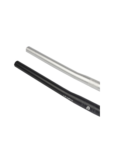 Mufunye Litepro 6061-t6 Alüminyum Hafif Düz Bisiklet Gidonu - 580mm Siyah, Ayarlanabilir Yükseklik Siyah