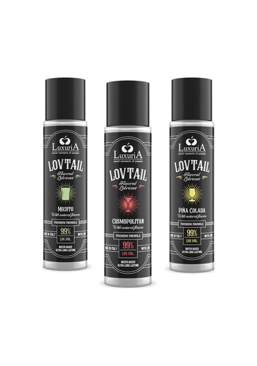 Luxuria Lovtail Kokteyl Keyfi Aromalı Kayganlaştırıcı Jel Seti