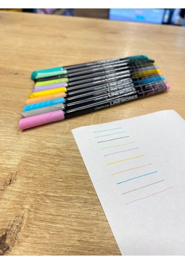 Fineliner Pastel Renk 10' Lu Kalem Seti