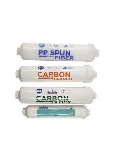 Damlalife Li 12" Inline 4 Lü Filtre Takımı