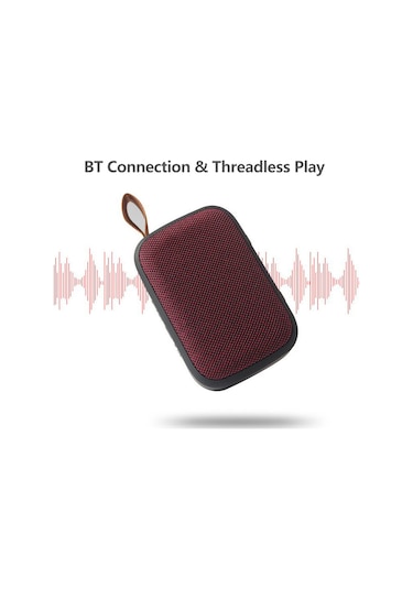 Suofeng Yeşil Mini Taşınabilir Bluetooth Hoparlör, Tf/usb Destekli, Fm Radyo, Yüksek Kaliteli Ses, Şarj Edilebilir Pil