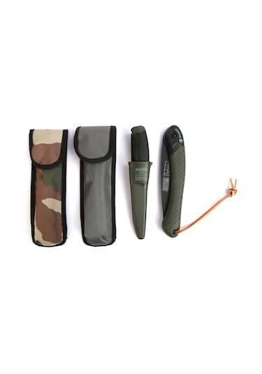 Bahco Laplander Testere Ve Bıçak Seti Özel Taşıma Kılıflı Yeşil Kılıf