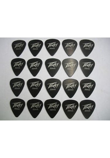 Peavey Profesyonel 0.50 MM Gitar Penası-20 Adet Poşette