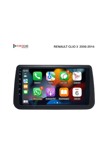 Renault Clio 3 Android Multimedya 2 32 Kablosuz Carplay