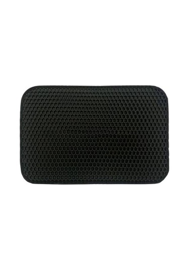 Geekyou Kedi Kumu Filtre Matı, Eva İki Katlı Düşme Kumu Önleyici, 55x75cm Büyük Boy, Gri Renk, Evcil Hayvanlar İçin Ev Matı