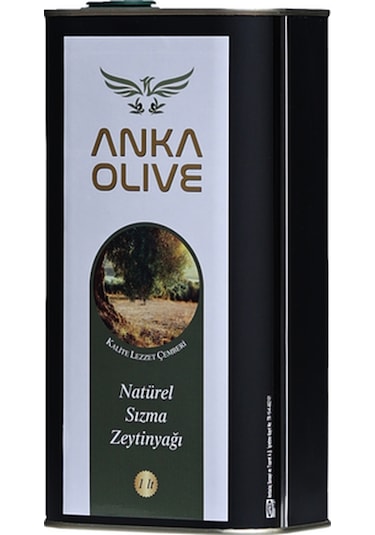 Anka Olive Erken Hasat Soğuk Sıkım Siyah Teneke 1 L
