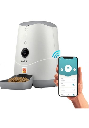 S-Link Akıllı Evcil Hayvan Besleme Kapı 1080p Wi-fi Tuya Destekli Sl-20