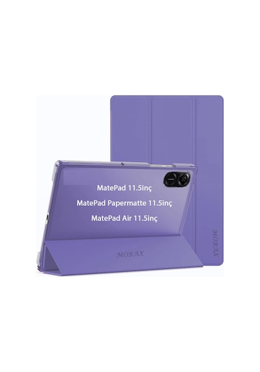 Huawei Uyumlu Matepad Air 2023 Kılıf Pu Deri Smart Standlı Case