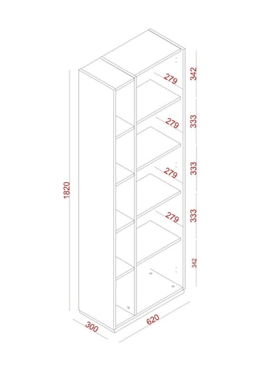 Meltem Kids Nove Genç Odası Kitaplık