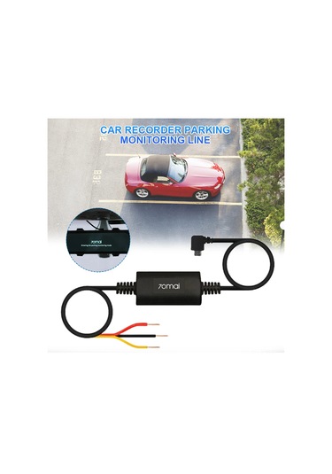 Wezone 70mai Up02 Otopark Monitör Kablosu + Type-c Adaptörü - 24 Saatli Oto Güvenlik Kaydı, Akıllı Geri Görüş Aynası Ve Kaydedici İçin Dc12-30v