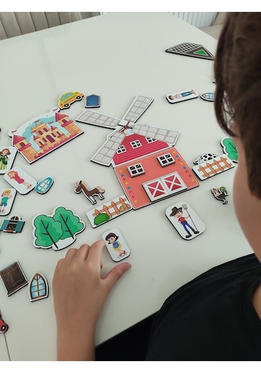 35 Parça Ahşap Hayal Dünyam Puzzle