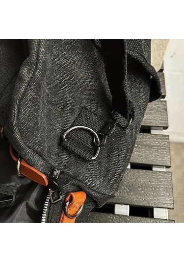 Sandwich Motion003 Beyaz Hafif Vintage Tote Çantası Büyük Kapasiteli Spor Seyahat Çantası Beyaz/ Beyaz