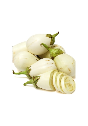 Nadir İthal Beyaz Dolmalık Patlıcan Tohumu 10 Adet Tohum