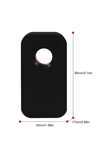 Suofeng Kablosuz Gizli Kamera Dedektörü - Titreşim Alarmlı, Kızılötesi Led'li, Taşınabilir Ve Şarj Edilebilir