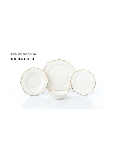 Pierre Cardin 58 Parça 12 Kişilik Yemek Takımı Daria Gold