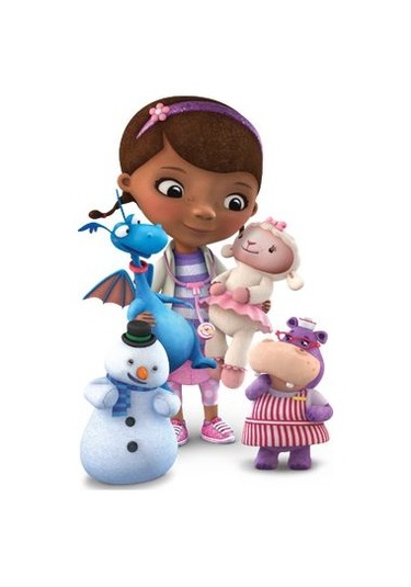 Dc Mcstuffins Yenilebilir Kağıda Resimli Pasta Dekoru Bas...