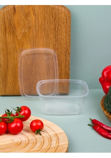 Upakovsik+ Kapaklı Tek Kullanımlık Kap 250 Ml, 100 Ad 396820356 100 adet