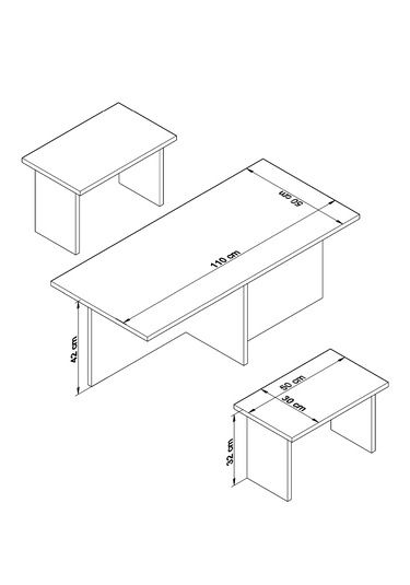 Novi Orta Sehpa , Servis , Zigon Sehpa Traverten Mermer Desen...