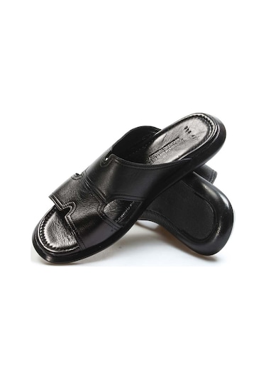 Fast Step Hakiki Deri Erkek Düz Terlik 018ma798x169 001