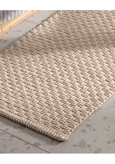 Madame Coco Najac Banyo Paspas - Bej - 50x80 Cm 8684427045367 Ekru