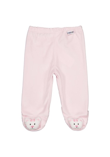 Albimini Civil Baby Düz velboa Patikli Tek Alt Bebe - Pembe