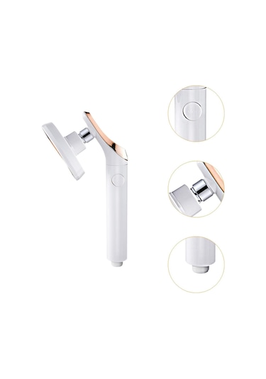 Suntek Ev Beyazı Için Yüksek Basınçlı Duş Başlığı Yedek El Beyaz