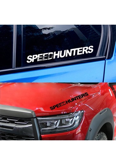 Mat Gümüş-50x5 Cm-çeşitli Boyutlarda Speed Hunters Grafik Araba Vinil Çıkartmalar Su Geçirmez Yarış Gövde Kamyon