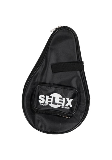 Selex Masa Tenisi Raket Kılıfı Siyah Raket Çantası Siyah