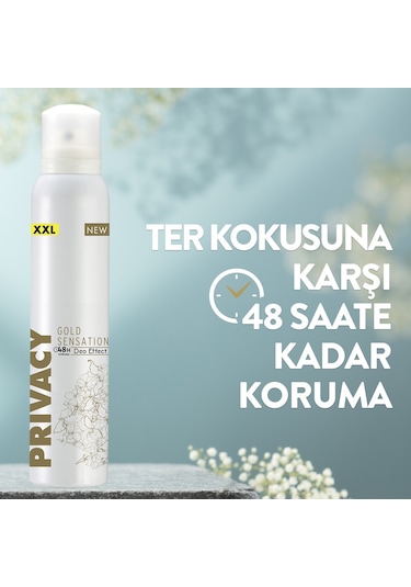 Privacy Gold Kadın Sprey Deodorant 6 x 200 ML