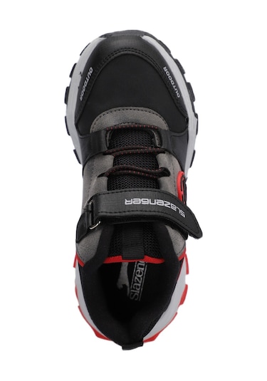 Slazenger VERSION Çocuk Cırt Cırtlı Siyah / Kırmızı Bot