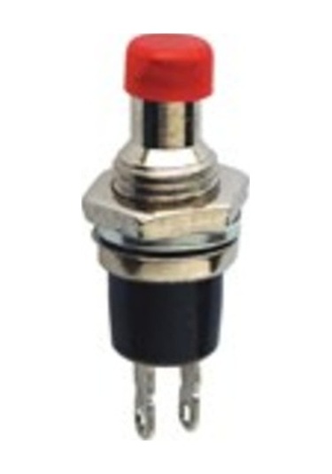 Metal Buton 7Mm Nc(Normalde Kapalı) Kontak