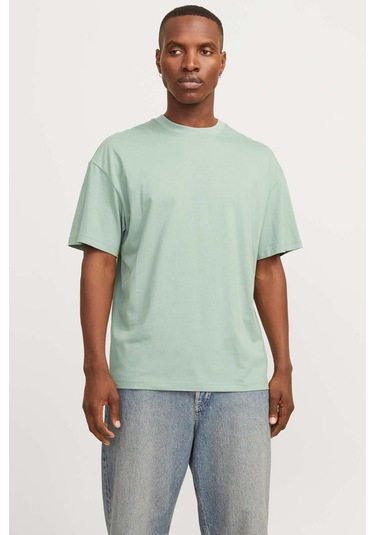 Jack & Jones Jjebradley Tee Ss O-neck Yeşil Erkek Kısa Kol T-shirt 000000000102262818 Yeşil