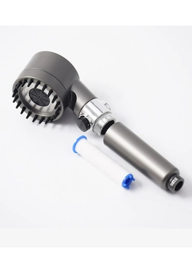 Masaj Taraklı 3 Fonksiyon Açkapa Pvc Duş Hortumu Mafsal Duş Takım