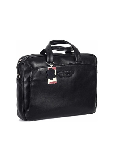 Deri Siyah Laptop Evrak Çantası 246 1-129518 Siyah