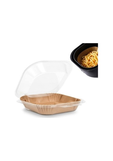 Ulzyvf Createtech Yağ Silikon Sarı Kare Kağıt Kağıdı Hava Fritöz Ambition 20cm Açık 100 G - 20'li Paket Açık Sarı Açık Sarı