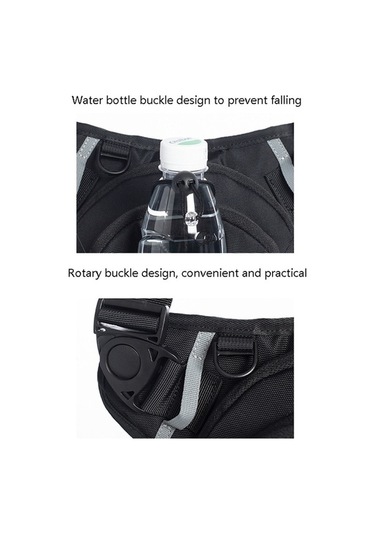 Wondernest Afıshtour Fm2034 2l Su Geçirmez Doğa Sporları Çanta, Bisiklet Bacak, Siyah, Kolay Taşınır Siyah