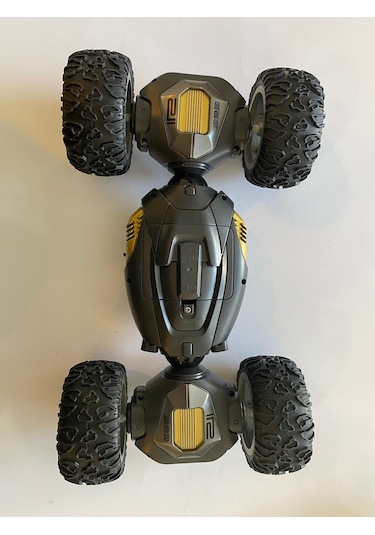 Ctoys Işıklı Sesli Uzaktan Kumandalı 360 Derece Dönebilen Araç Siyah