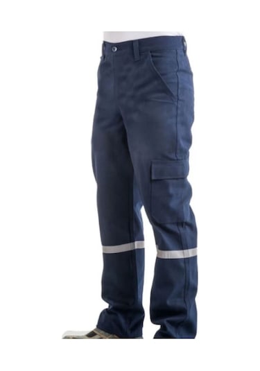 Aka Gabardin Pantolon 16/12 %100 Pamuk Reflektörlü Kargo Cepli La Lacivert