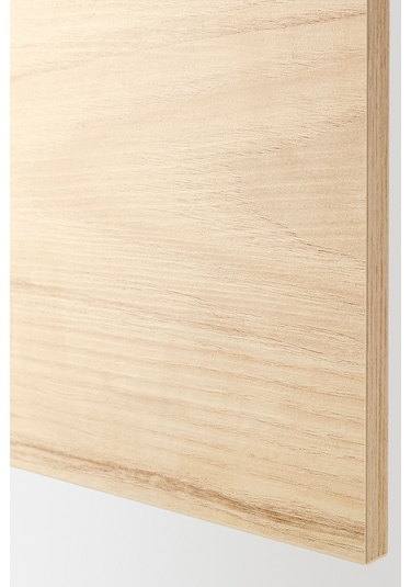 Ikea Beyaz Modern Mutfak Dolabı 60x60x200 Cm Askersund Açık Dişbudak Görünümlü