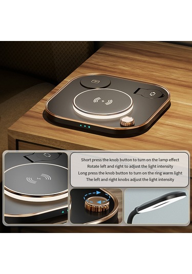 Butu X3 15w Cep Telefonları, Saatler Ve Kulaklıklar İçin Hızlı Şarjlı 3'ü 1 Arada Kablosuz Şarj Cihazı Beyaz