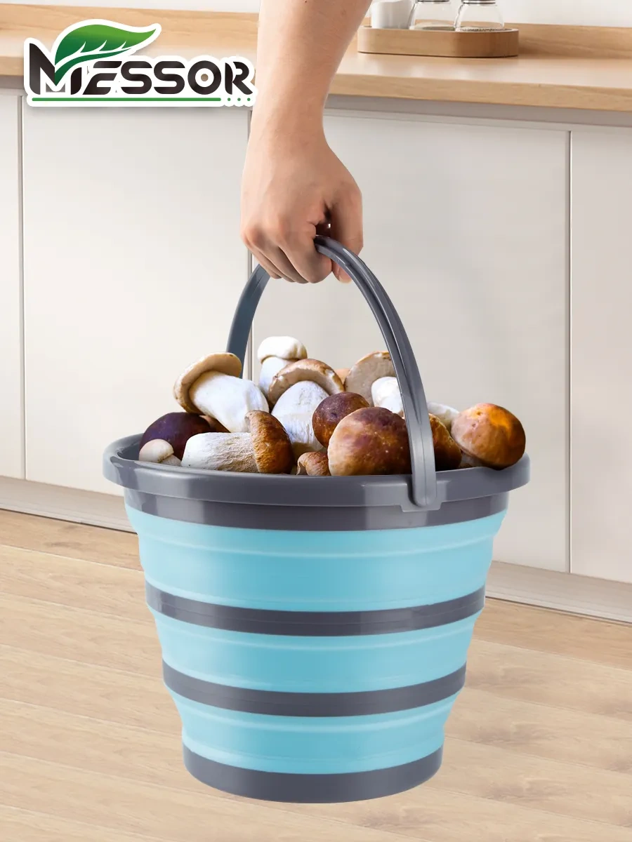 Messor Katlanabilir Kova 10 Litre Evsel 229154521 Açık Mavi