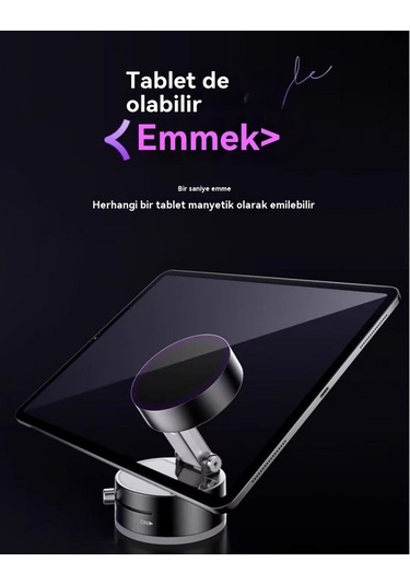 Pazly Vakumlu Adsorpsiyon Araba Cep Telefonu Tutucu Pembe Renk 1 Adet 1 Adet