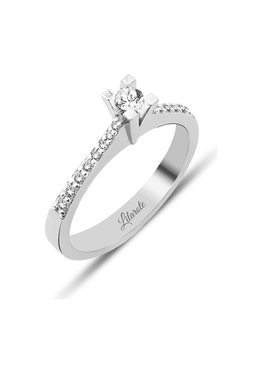 Pırlanta Modern Tektaş Yüzük